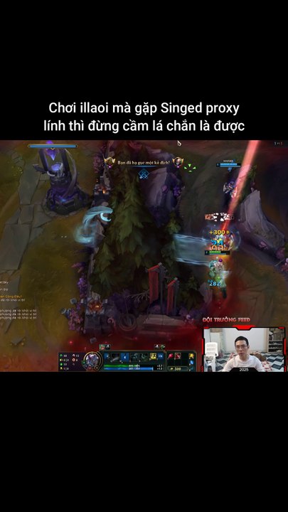 Chơi illaoi mà gặp Singed proxy lính thì đừng cầm lá chắn là được #illaoi #singed #lienminhhuyenthoai #leagueoflegends