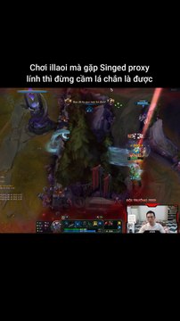 Chơi illaoi mà gặp Singed proxy lính thì đừng cầm lá chắn là được #illaoi #singed #lienminhhuyenthoai #leagueoflegends