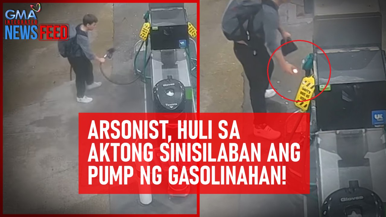 Arsonist, huli sa aktong sinisilaban ang pump ng gasolinahan! | GMA Integrated Newsfeed59c45f5554368865957e_Apr_11_2025_4_22_12