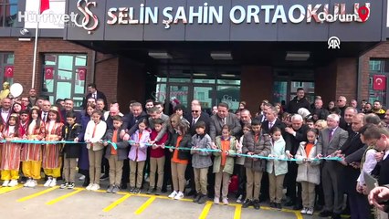 Bakan Tekin, kansere yenik düşen Selin anısına yaptırılan okulun açılışını yaptı