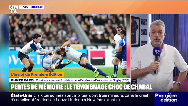 Sébastien Chabal a une amnésie qu'il faut évaluer , souligne le directeur médical de la FFR