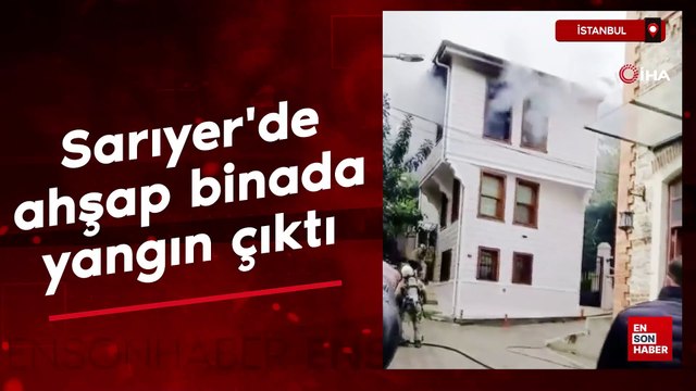 İstanbul'da ahşap binada korkutan yangın