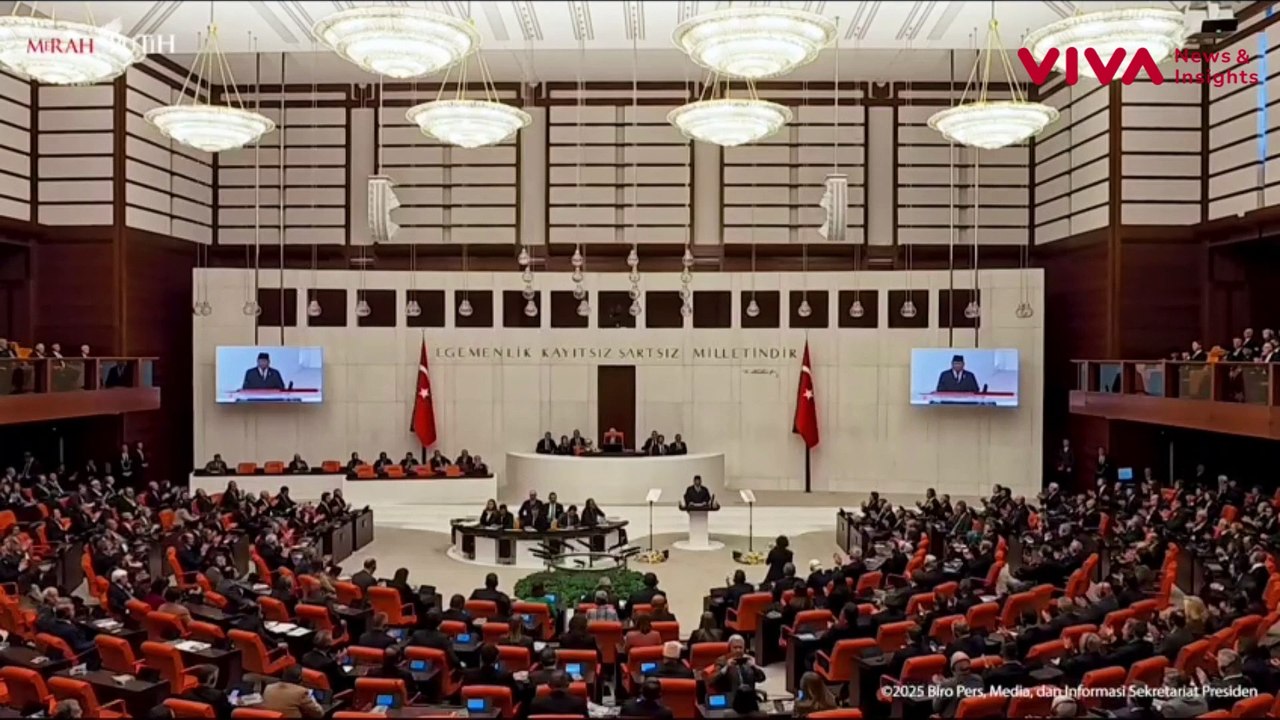 Prabowo Grogi Jadi Sorotan Ratusan Anggota Parlemen Turki