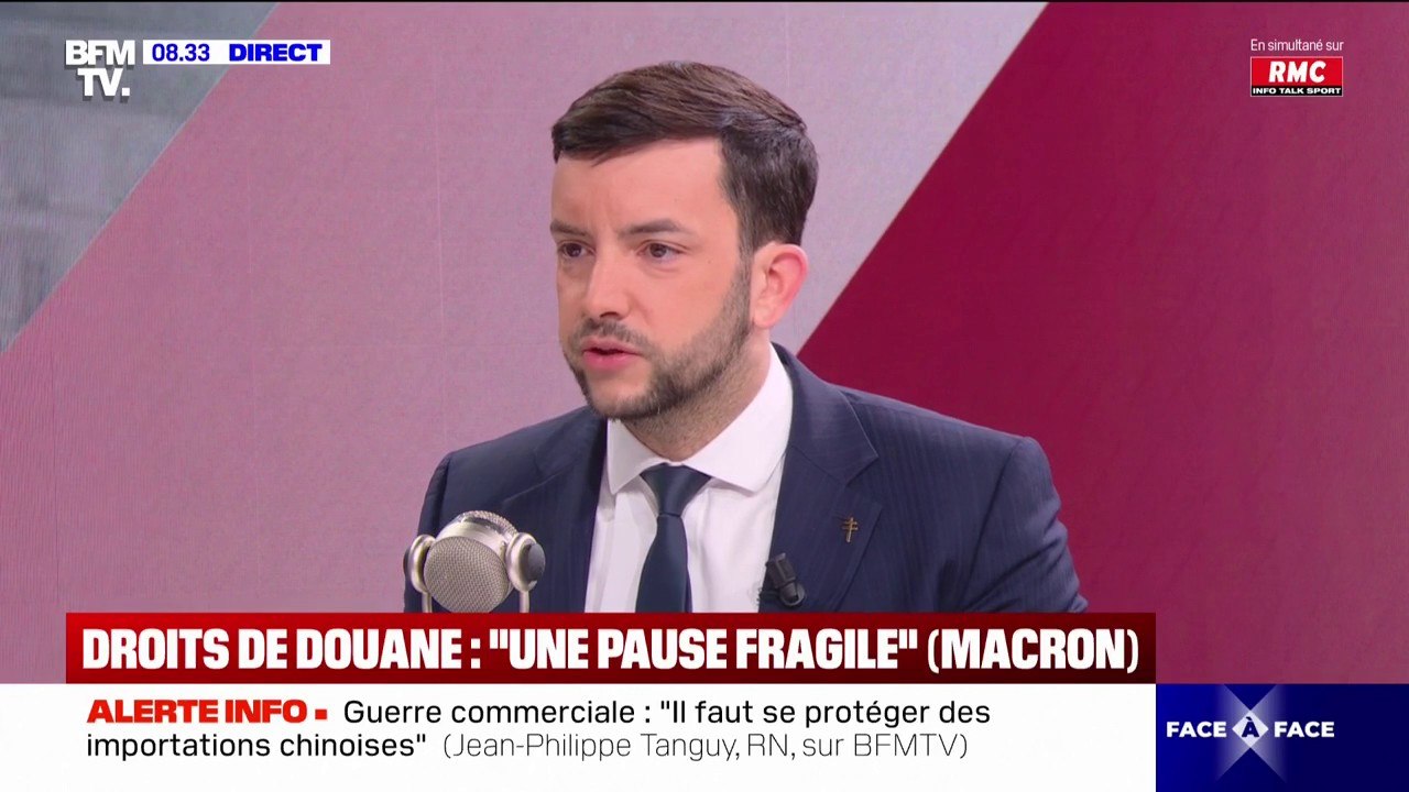 Jean-Philippe Tanguy (RN): "Il faut se protéger [des importations chinoises], mais ça avait commencé avant"