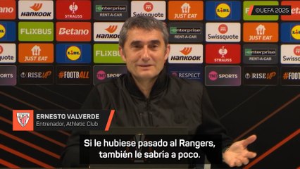 RUEDA de PRENSA de tras el ATHLETIC 0 - RANGERS 0