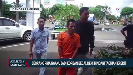 Pria Ngaku Jadi Korban Begal Demi Hindari Tagihan Kredit