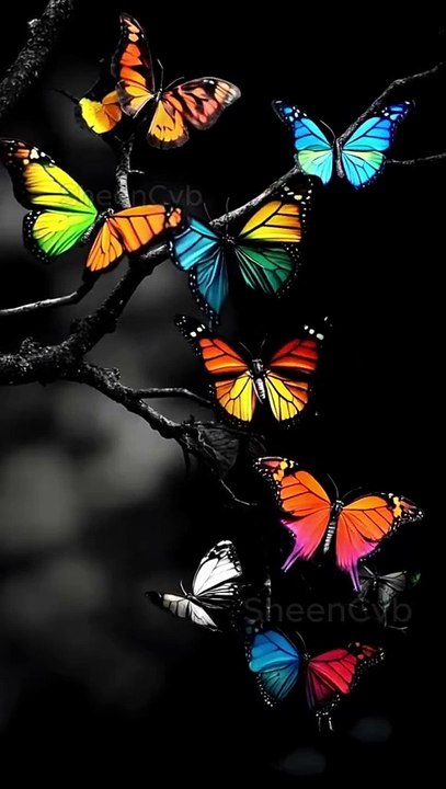 Butterfly World of Shadows… Color Finds a Way 🦋