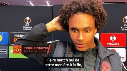 Zirkzee sur l'égalisation de l'OL : "Ça fait mal"