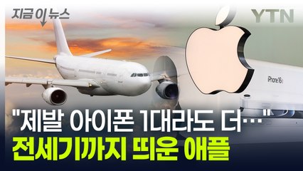 "제발 한 대라도 더..." '관세 폭탄'에 전세기까지 띄워 아이폰 공수 총력전 [지금이뉴스] / YTN