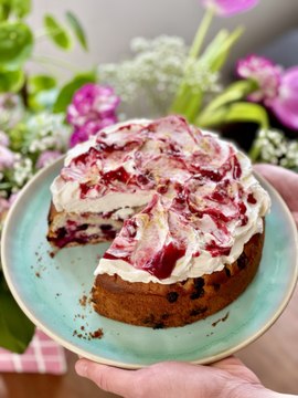 Mon Gâteau Citron et Fruits Rouges | Recette Facile & Rapide de Gâteau Moelleux Glaçage Mascarpone
