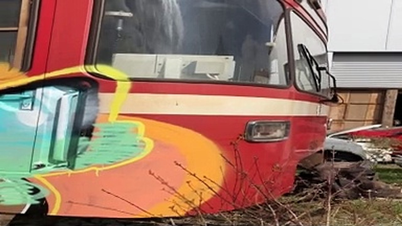 U-Bahn-Graffiti in Ornbau