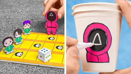 Handmade Crafts for a Squid Game with Friends!