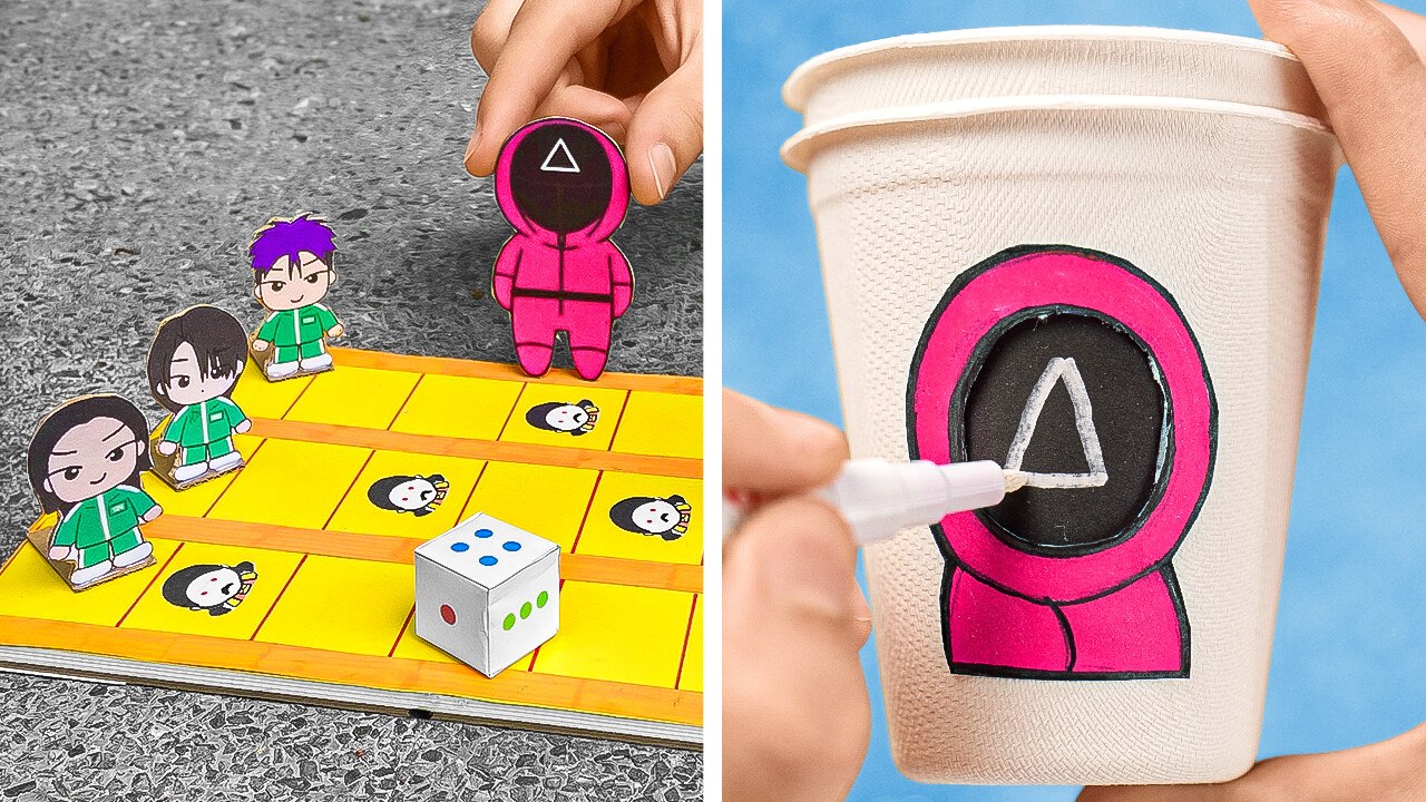 Handmade Crafts for a Squid Game with Friends!