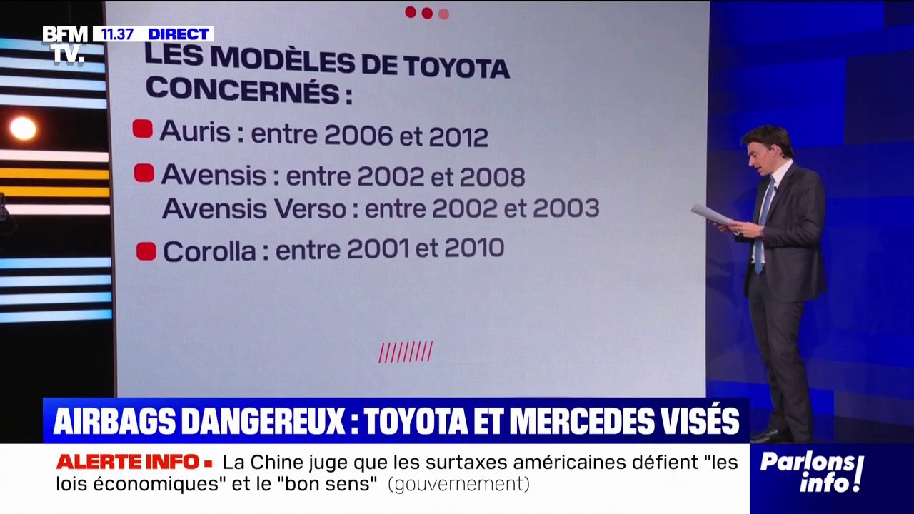 LES ÉCLAIREURS - Quels sont les véhicules concernés par le rappel d'airbags Takata?