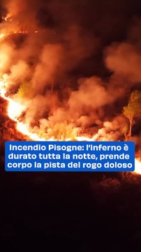 L'incendio a Pisogne è durato tutta la notte
