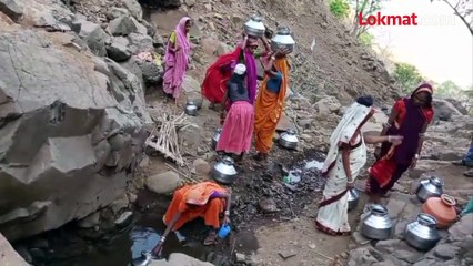 देश चंद्रावर पोहचला पण नंदुरबार जिल्ह्यात पाण्यासाठी महिलांची पायपीट थांबेना