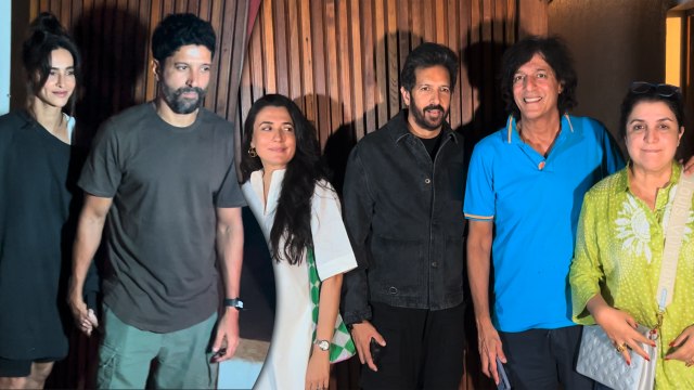 Bollywood Dinner Dates: Farah Khan, Chunky Panday, Kabir Khan, Mini Mathur, Farhan & Shibani!