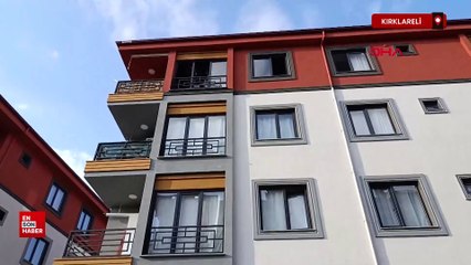 Kırklareli'de oturduğu apartmanın müteahhidine kızıp, dairesini ateşe verdi