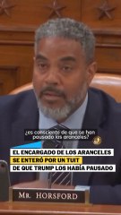 El Representante de Comercio se enteró por un tuit de la pausa de los aranceles: "¿Qué cojones? ¿Quién manda aquí?"