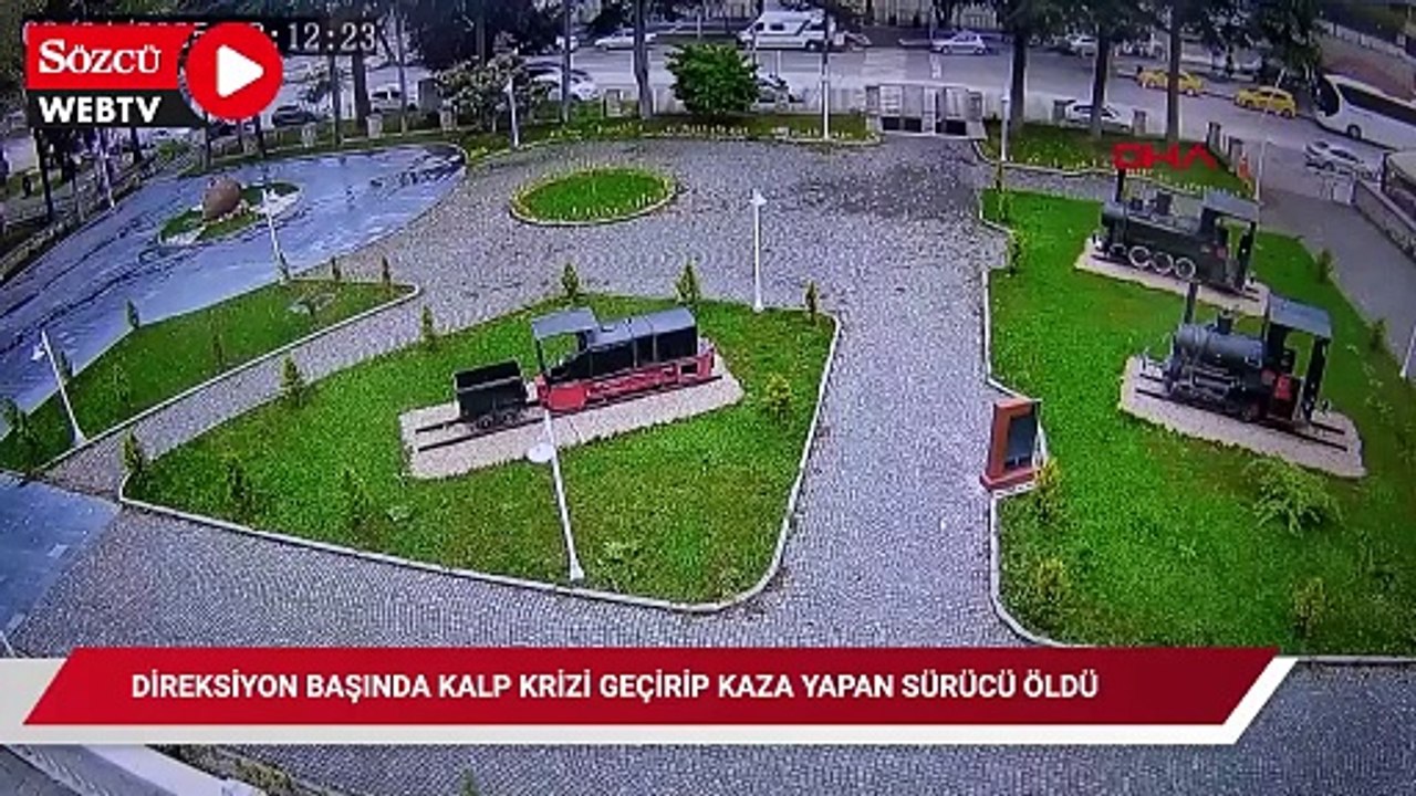 Direksiyon başında kalp krizi geçirip kaza yapan sürücü öldü