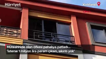 Oturduğu apartmanın müteahhidine kızıp, dairesini ateşe verdi!