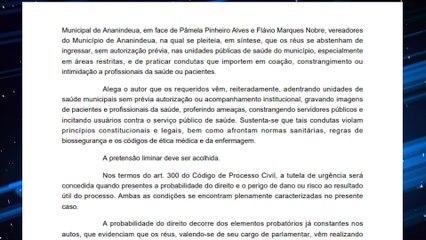 Repercute decisão de juíz que proíbe vereadores de fiscalizar unidades de saúde em Ananindeua