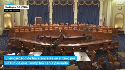 El encargado de los aranceles se enteró por un tuit que Trump los había pausado