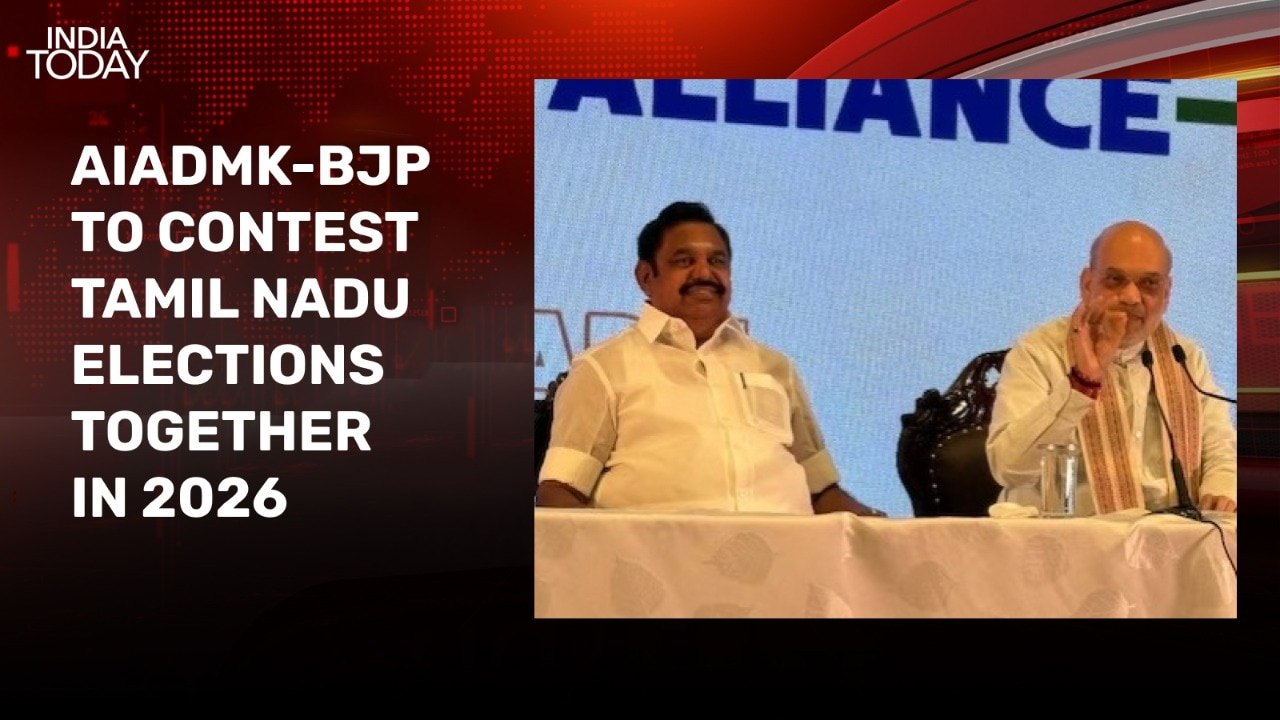 Video: Amit Shah announces AIADMK-BJP tie-up for 2026 Tamil Nadu polls
