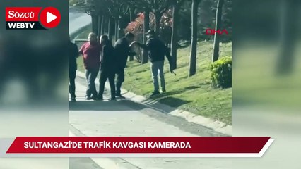 Sultangazi'de trafik kavgası kamerada