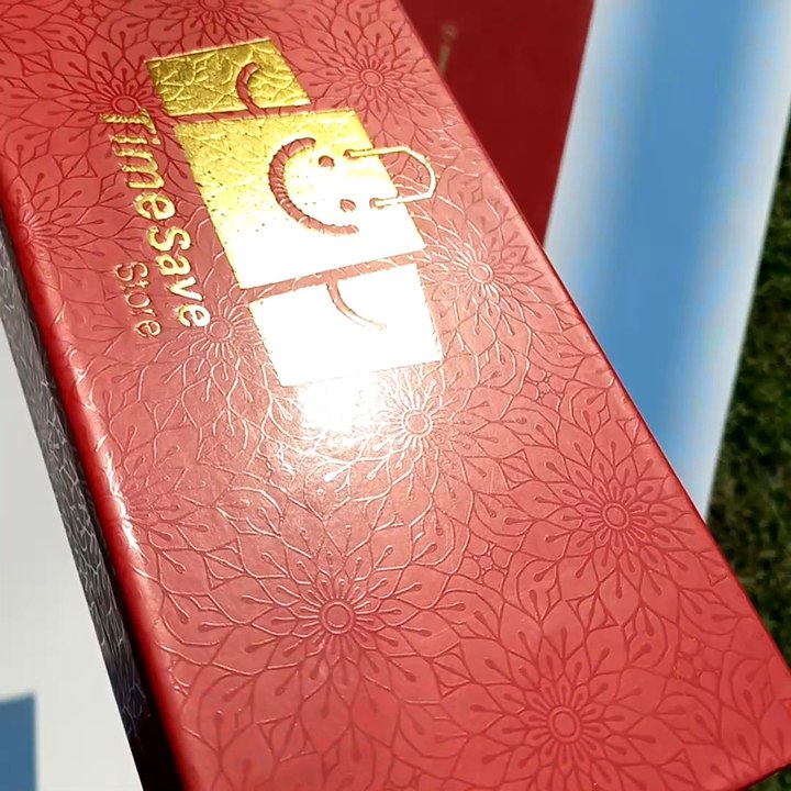 Foil Stamped With uv Printing Gift Boxes