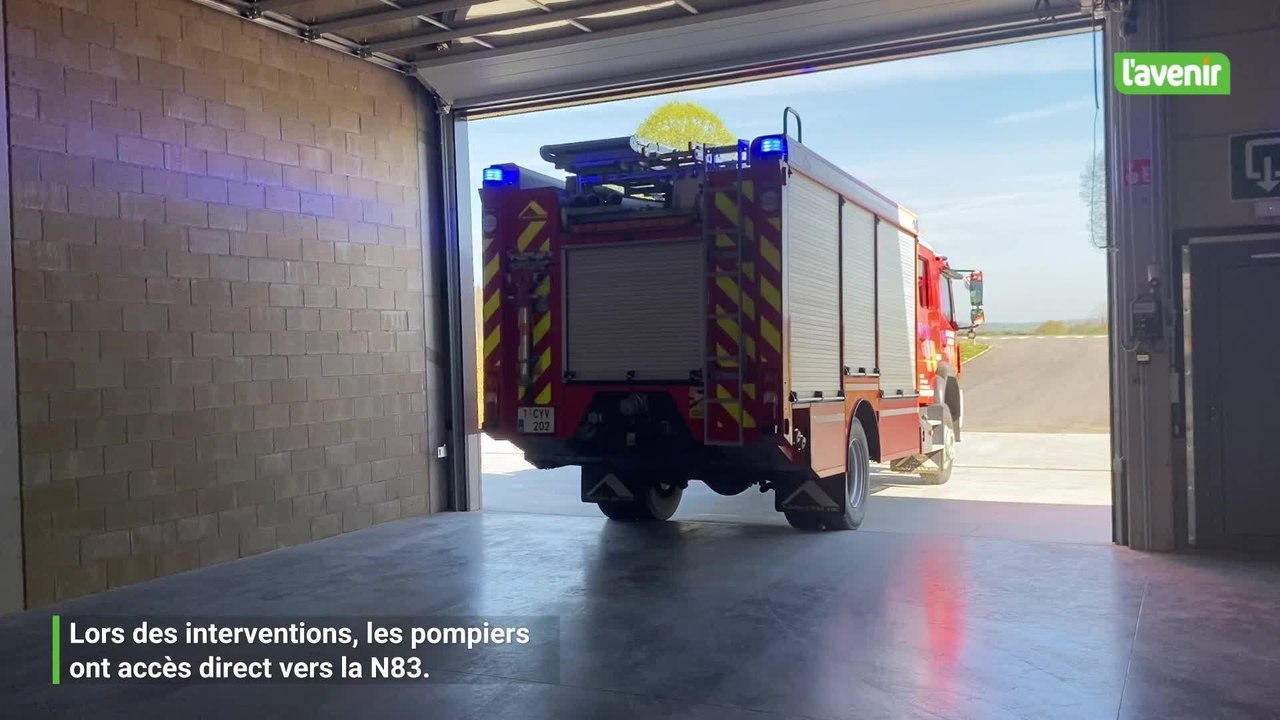 Visite de la nouvelle caserne des pompiers de Florenville