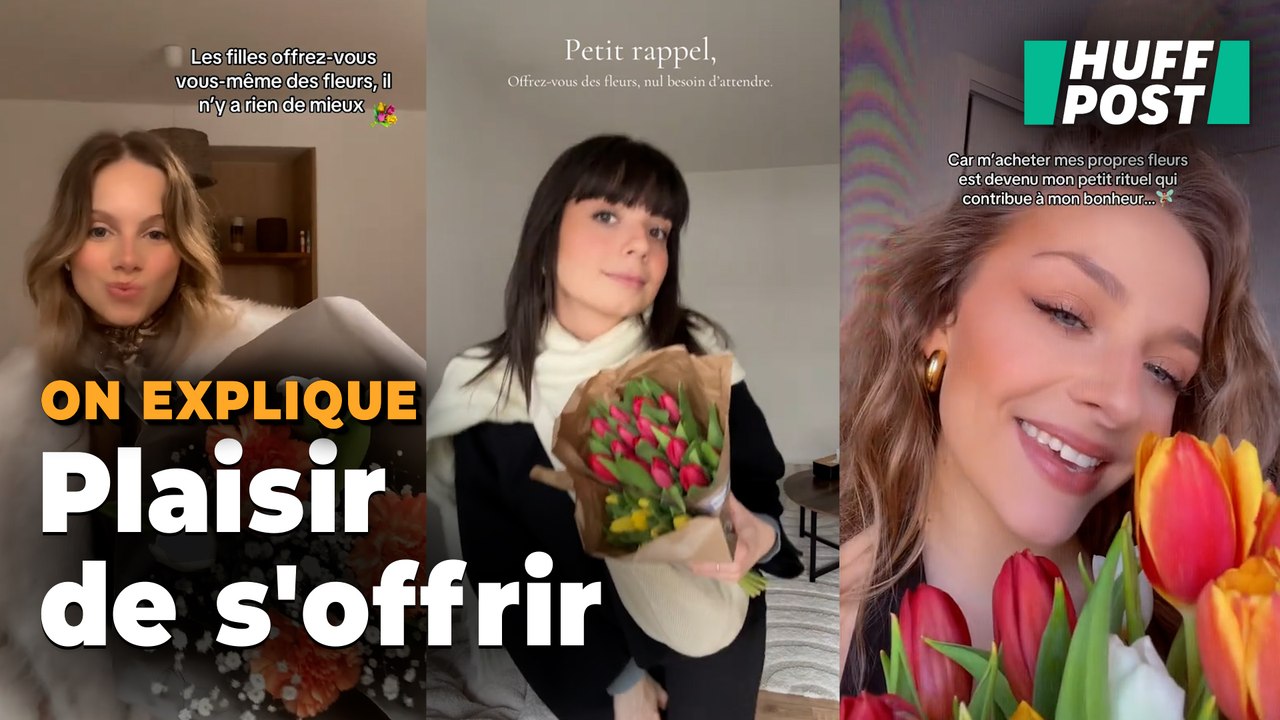 Les femmes s’offrent de plus en plus de fleurs à elles-mêmes, (et elles ont bien raison)
