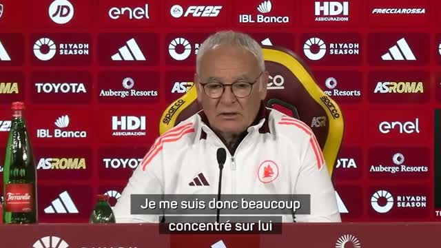 Roma - Ranieri sous le charme de la pépite française Gourna-Douath