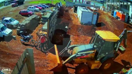 Furto em obra no bairro XIV de Novembro: homem leva rompedor e extensões durante distração