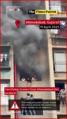 Terrifying Scenes from Ahmedabad Fire Incident