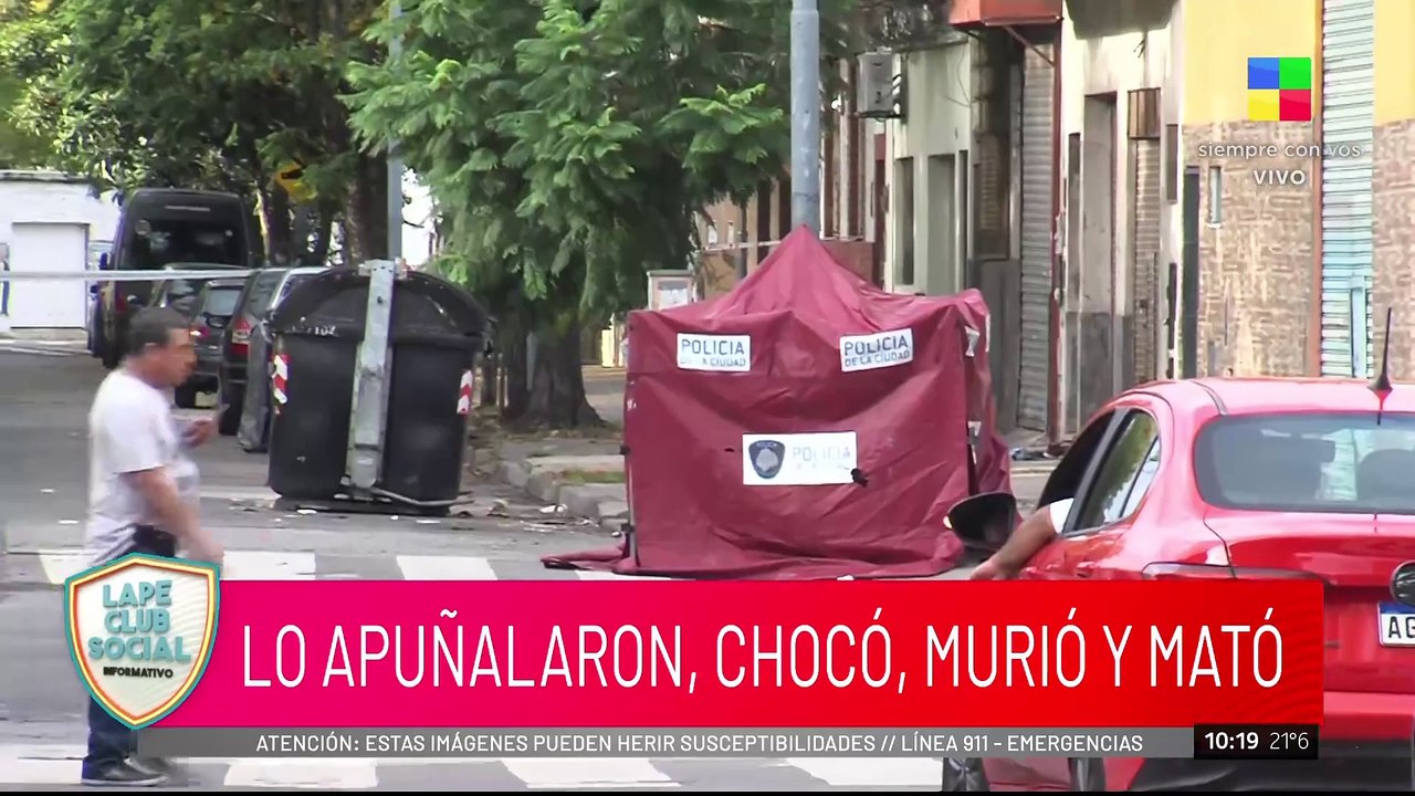 PARQUE CHACABUCO: LO APUÑALARON, CHOCÓ, MURIÓ Y MATÓ