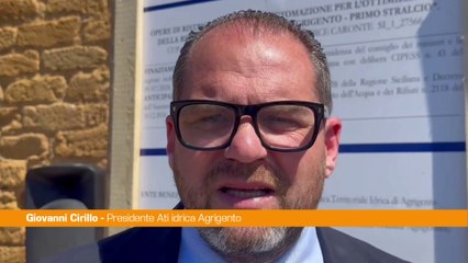 Rifacimento rete idrica ad Agrigento, Cirillo "Giornata storica"