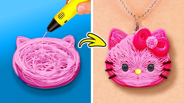 Bijoux DIY sympas avec pistolet à colle, stylo 3D & résine époxy | Gadgets beauté par 123 GO! Like