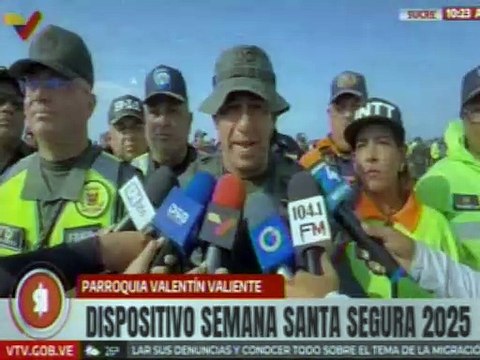 Semana Santa Segura 2025 en el estado Sucre cuenta con más de 8 mil funcionarios desplegados