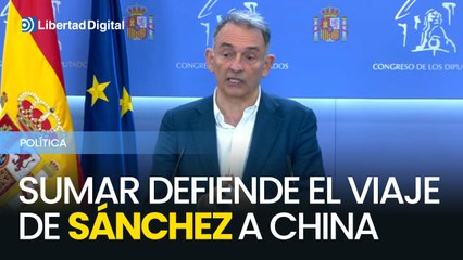 Sumar defiende el viaje de Sánchez a la China comunista
