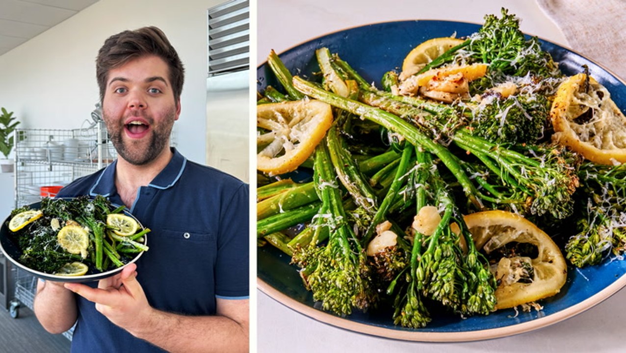 How to Make Roasted Broccolini with Lemon & Parmesan