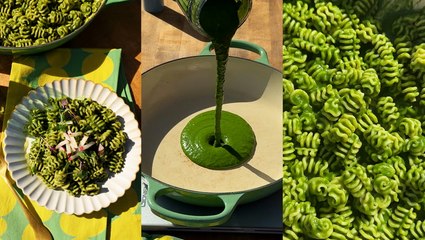 How to Make Green Blender Pesto Pasta