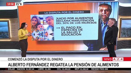📢 ALBERTO FERNÁNDEZ REGATEA LA PENSIÓN DE ALIMENTOS DE SU HIJO