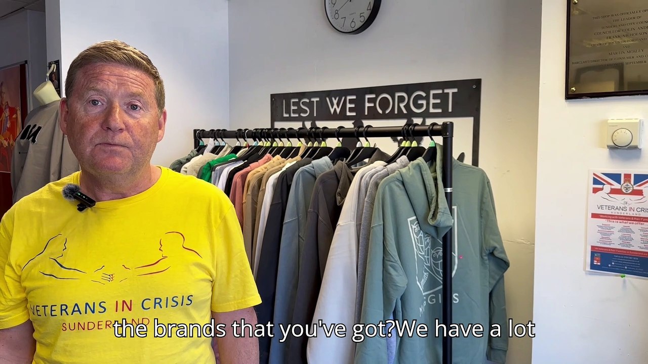Ger Fowler on the new Veterans into Clothing project being launched in Sunderland