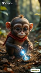 "Jadui Ghadi Wala Bandar | Magical Monkey Time Travel Story | Funny Animated Kahani in Hinglish"