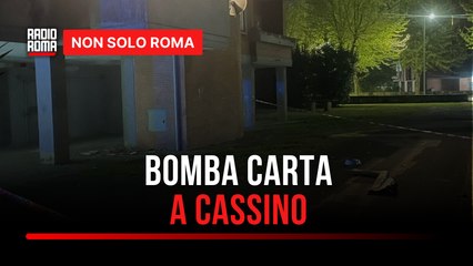 Cassino, bomba carta esplode sul balcone indagini serrate