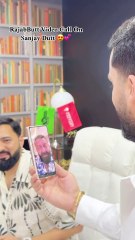 Rajab Butt Video Call With Sanjay Dutt 💕😍