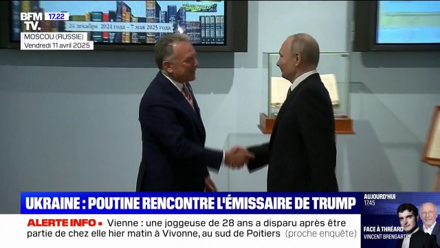 Ukraine: l'émissaire de Donald Trump, Steve Witkoff rencontre Vladimir Poutine à Moscou