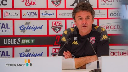 EAG - FC Lorient : le point presse de Sylvain Ripoll