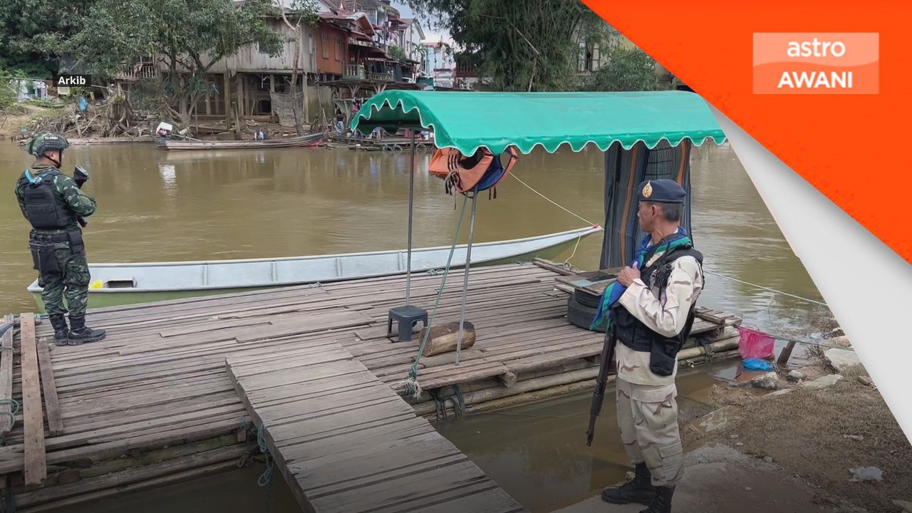 Tiga lelaki rakyat Malaysia ditahan miliki dadah di Sungai Golok